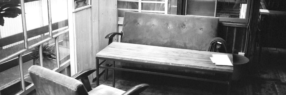 Quaint office scene, hand-developed on film